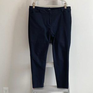 LOFT Plus Marissa skinny ankle pants - navy blue